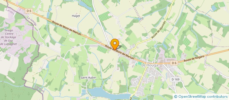 localisation de l'entreprise SCI DE L'ESCLOUPE  LE HOUGA