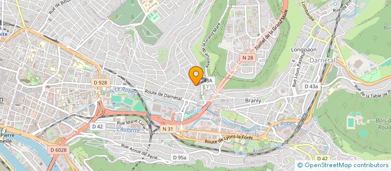 localisation de l'entreprise SCI DE L'ESCOURRE à ROUEN