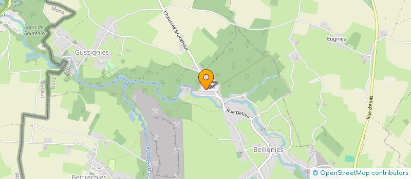 localisation de l'entreprise SCI DE L'ESCRIERE  BELLIGNIES