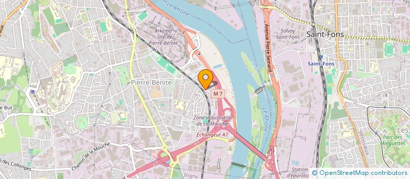 localisation de l'entreprise SCI DE L ESPERANCE  OULLINS-PIERRE-BENITE