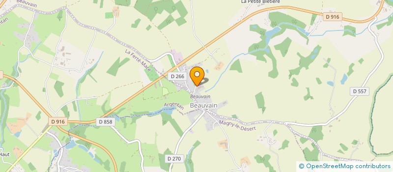 localisation de l'entreprise SCI DE L'ESPERANCE à BEAUVAIN