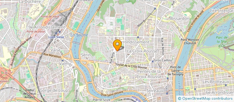 localisation de l'entreprise SCI DE L'ESPERANCE  LYON