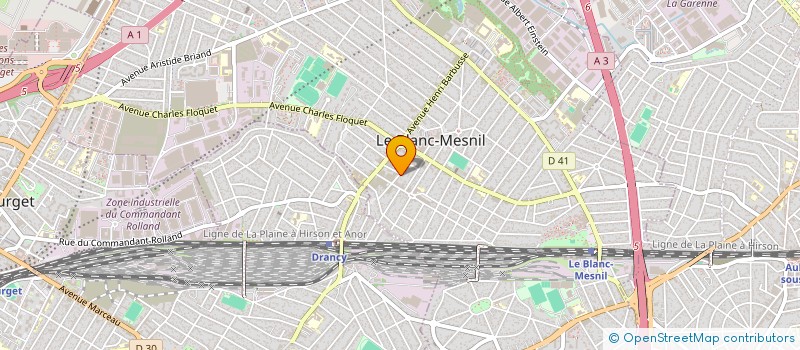 localisation de l'entreprise SCI DE L'ESPERANCE à LE BLANC-MESNIL