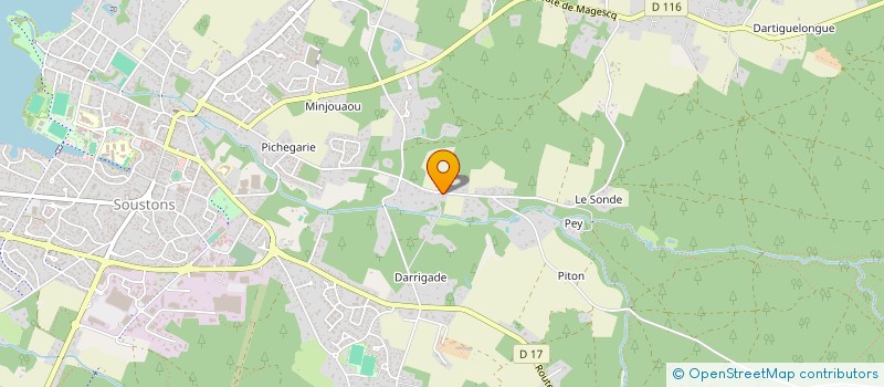 localisation de l'entreprise SCI DE L'ESPERANCE  SOUSTONS