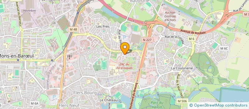 localisation de l'entreprise SCI DE L'ESPERANCE à VILLENEUVE-D'ASCQ