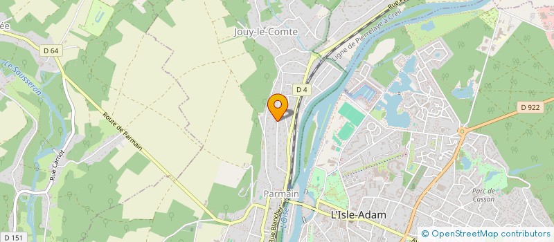 localisation de l'entreprise SCI DE L ESPERANCE  PARMAIN