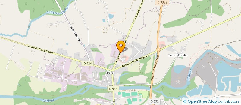 localisation de l'entreprise SCI DE L'ESPERANCE à SAINT-SEVER