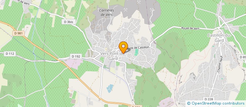 localisation de l'entreprise SCI DE L'ESPIGUETTE  VERS-PONT-DU-GARD