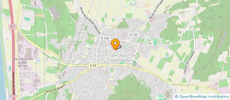 localisation de l'entreprise SCI DE L'ESPLAN  SAINT-PAUL-TROIS-CHATEAUX