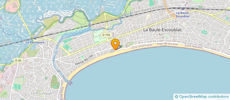 localisation de l'entreprise SCI DE L'ESPLANADE  LA BAULE-ESCOUBLAC