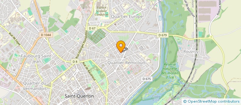 localisation de l'entreprise SCI DE L'ESPLANADE  CHERIENNES