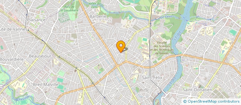 localisation de l'entreprise SCI DE L ESPOIR à NANTES