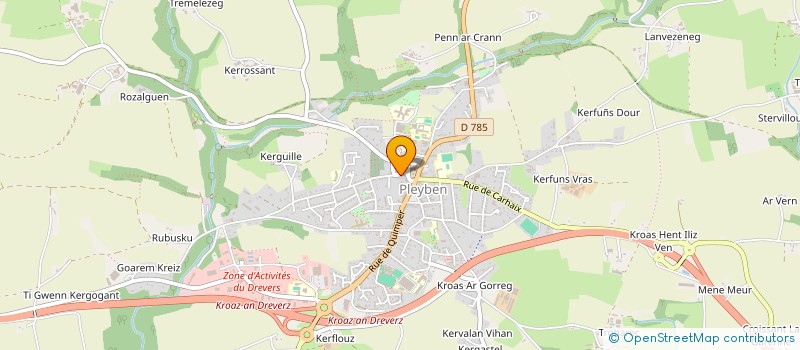 localisation de l'entreprise SCI DE L'ESPOIR  PLEYBEN