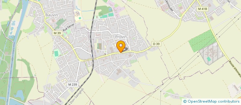 localisation de l'entreprise SCI DE L'ESPOIR  PROVIN