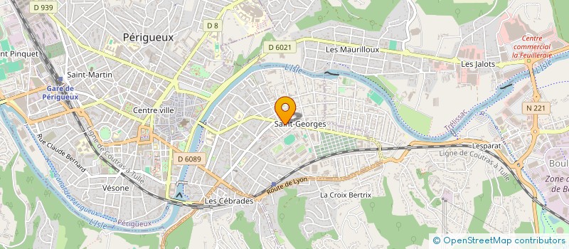 localisation de l'entreprise SCI DE L ESPOIR à PERIGUEUX