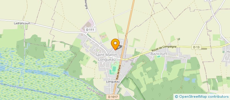localisation de l'entreprise SCI DE L'ESPOIR  SAINT-MARTIN-LONGUEAU