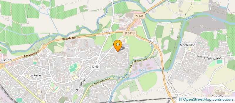 localisation de l'entreprise SCI DE L'ESQUIROL à CARCASSONNE