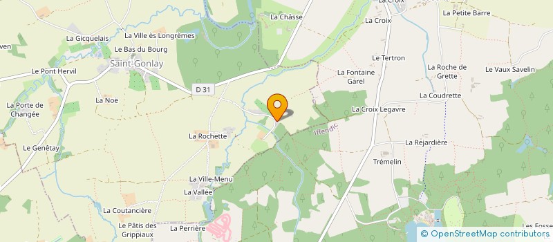 localisation de l'entreprise SCI DE L ESSONNE  SAINT-GONLAY