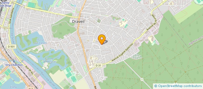localisation de l'entreprise SCI DE L'ESSONNE à DRAVEIL