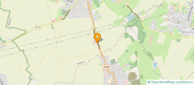 localisation de l'entreprise SCI DE L'ESSOR à WALLERS