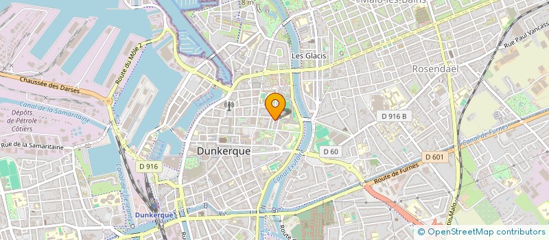 localisation de l'entreprise SCI DE L'EST à DUNKERQUE