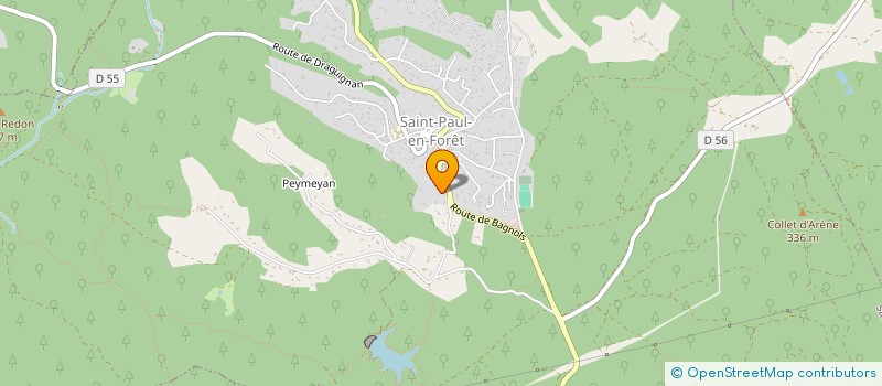localisation de l'entreprise SCI DE L'EST à SAINT-PAUL-EN-FORET