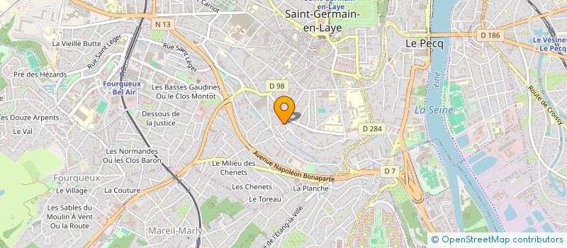 localisation de l'entreprise SCI DE L'ESTACADE  SAINT-GERMAIN-EN-LAYE