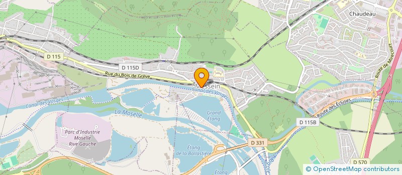 localisation de l'entreprise SCI DE L'ESTACADE  MESSEIN