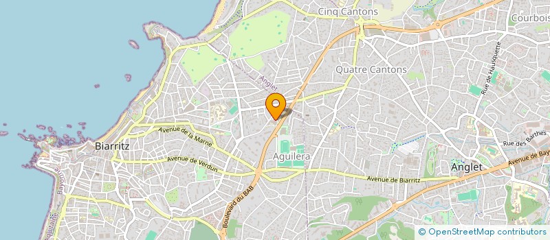 localisation de l'entreprise SCI DE L ESTAGNAS à BIARRITZ