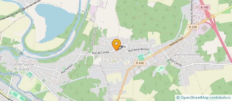 localisation de l'entreprise SCI DE L'ESTANY à COUILLY-PONT-AUX-DAMES