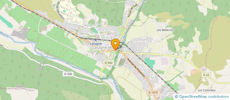 localisation de l'entreprise SCI DE L ESTEREL  LARAGNE-MONTEGLIN