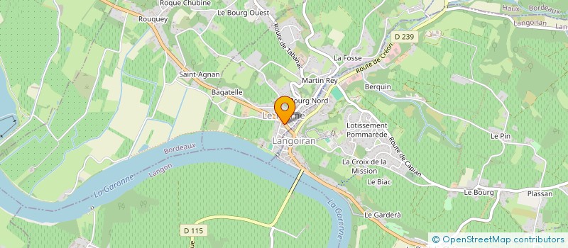 localisation de l'entreprise SCI DE L'ESTEY à LE TOURNE