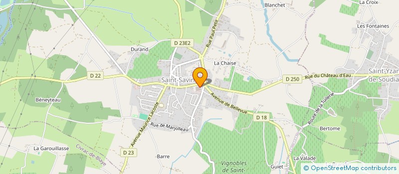localisation de l'entreprise SCI DE L'ESTEY à SAINT-SAVIN