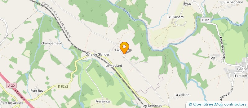 localisation de l'entreprise SCI DE L'ESTRAN  VICQ-SUR-BREUILH