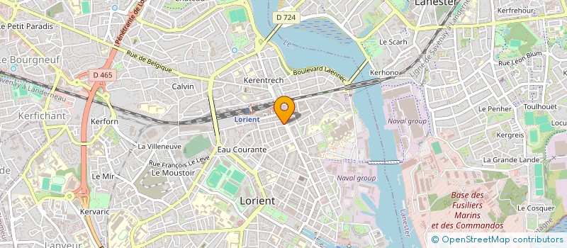 localisation de l'entreprise SCI DE L'ESTRAN à PLOEMEUR
