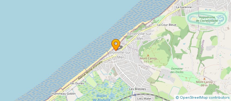 localisation de l'entreprise SCI DE L'ESTUAIRE à BLONVILLE-SUR-MER