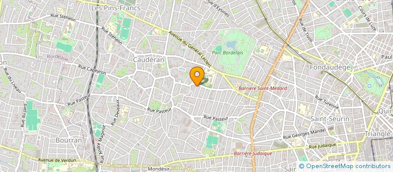 localisation de l'entreprise SCI DE L ESTUAIRE  BORDEAUX