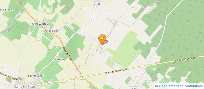 localisation de l'entreprise SCI DE L'ESTUAIRE  SAINT-FORT-SUR-GIRONDE