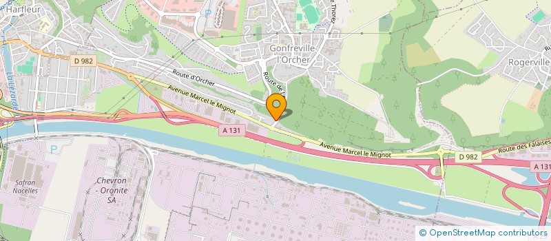 localisation de l'entreprise SCI DE L'ESTUAIRE  GONFREVILLE L ORCHER