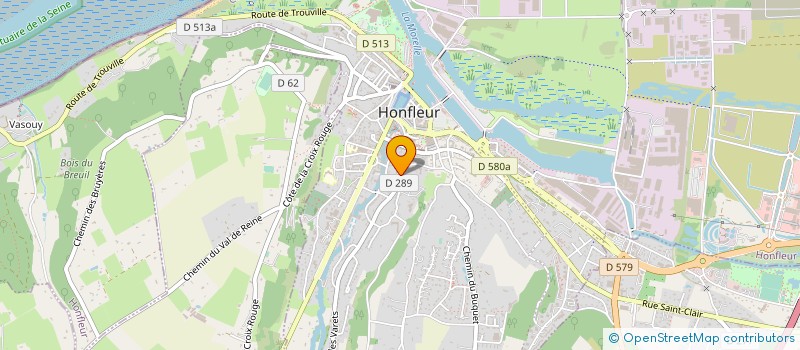 localisation de l'entreprise SCI DE L'ESTUAIRE SAINTE CATHERINE à HONFLEUR