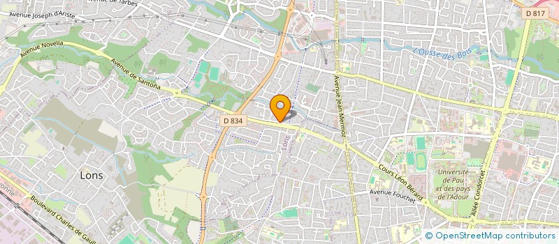 localisation de l'entreprise SCI DE L'ESTUPAU à LONS