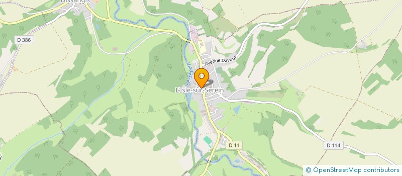 localisation de l'entreprise SCI DE L'ETAIN  QUARRE-LES-TOMBES