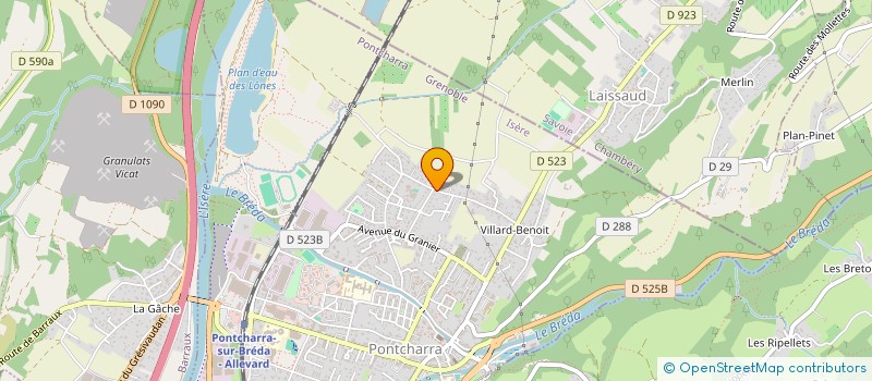 localisation de l'entreprise SCI DE L'ETALON QUI PETE ET LA JUMENT QUI RUE  PONTCHARRA