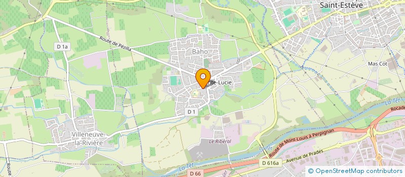 localisation de l'entreprise SCI DE L ETANG  BAHO