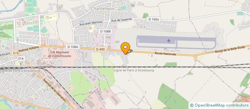 localisation de l'entreprise SCI DE L'ETANG  MONCEL-LES-LUNEVILLE