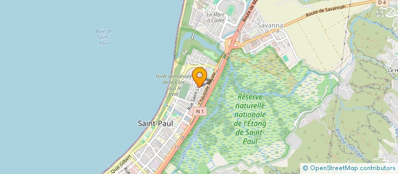 localisation de l'entreprise SCI DE L'ETANG à SAINT-PAUL