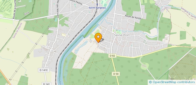 localisation de l'entreprise SCI DE L'ETANG  SEINE-PORT