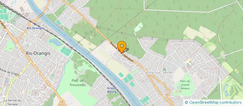 localisation de l'entreprise SCI DE L'ETANG à SOISY-SUR-SEINE