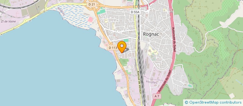 localisation de l'entreprise SCI DE L'ETANG  ROGNAC