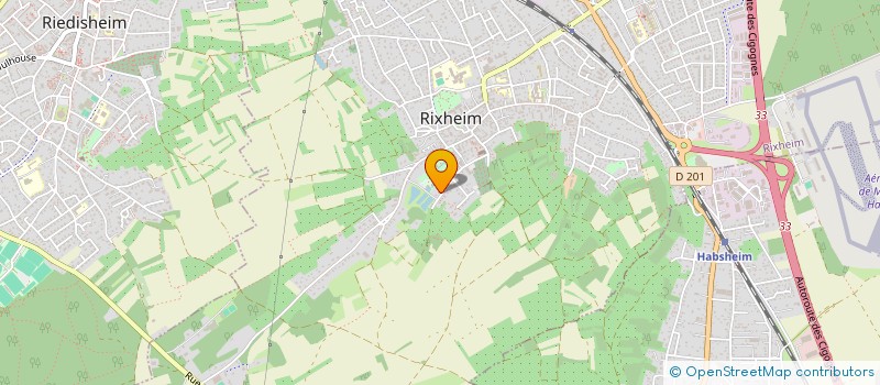 localisation de l'entreprise SCI DE L'ETANG  RIXHEIM